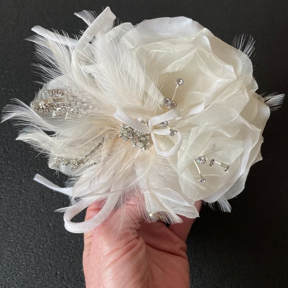 Maria Elena WEDDING Hair + Pin Combination Piece /  Swarovski Crystals main image 16